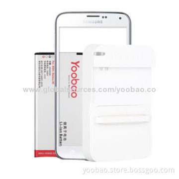 Standard Battery + USB Chargers for Samsung Galaxy S5, with 2,800mAh Nominal Capacity